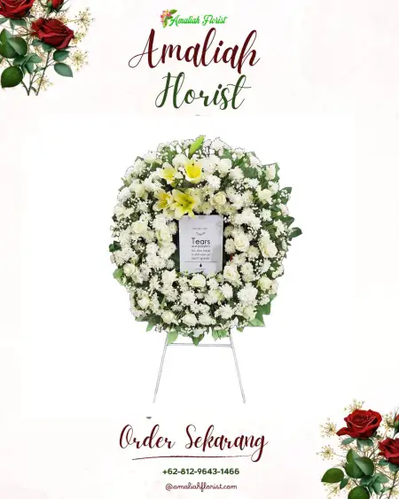 Krans Bunga Duka Sepatan